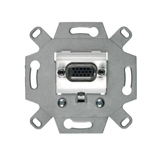 Siemens VGA video socket flush-mounted (mechanism) DELTA I-SYSTEM, 5TG2021-0 cover photo