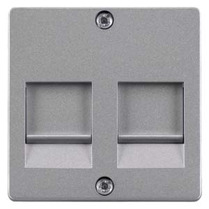 Siemens cover for Keystone mounting plate alumīnija I-System, 5TG2124 cover photo
