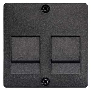 Siemens cover for Keystone mounting plate black I-System, 5TG2125 cover photo