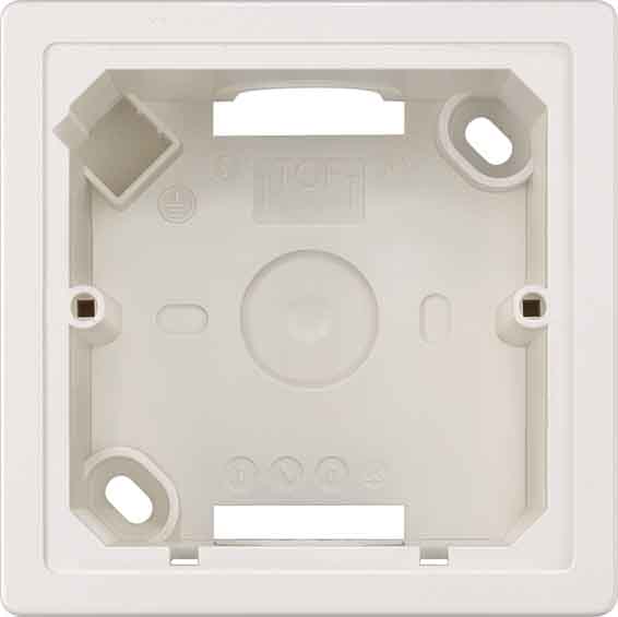 Siemens box surface-mounted 1-slot flush-mounted white DELTA I-SYSTEM, 5TG2901 cover photo