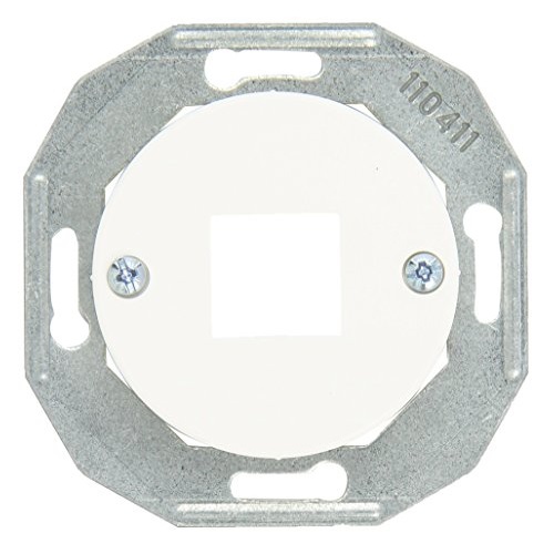 Schneider Electric connector LexCom 1xRJ center plate white RENOVA, WDE011700 cover photo