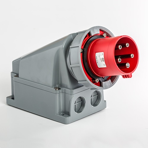 IDE plug surface-mounted 3P+N+T 380V 63A IP67 red CA, 03673 cover photo