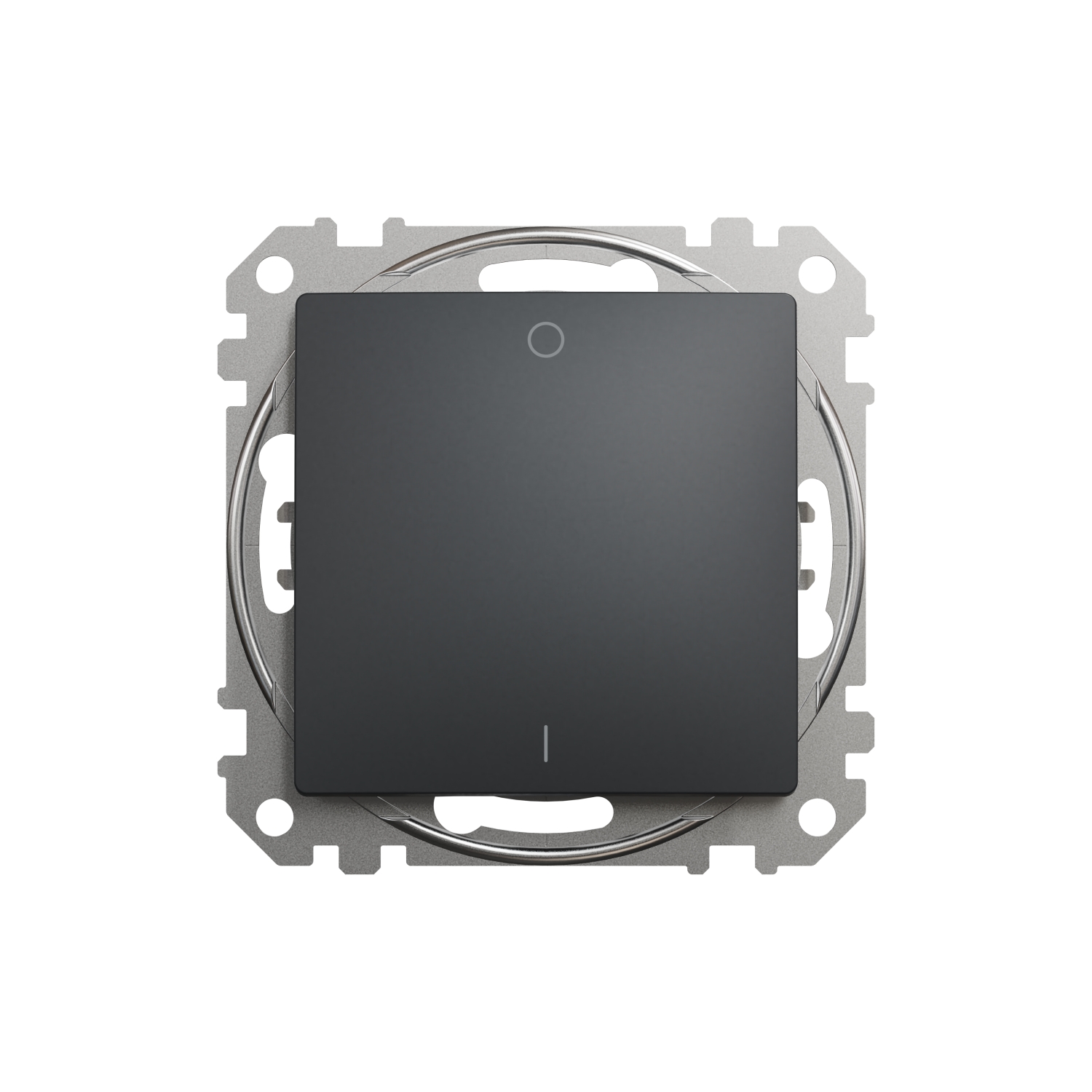 Schneider Electric 2 pole switch flush-mounted (mechanism) anthracite SEDNA Design, SDD114102 cover photo