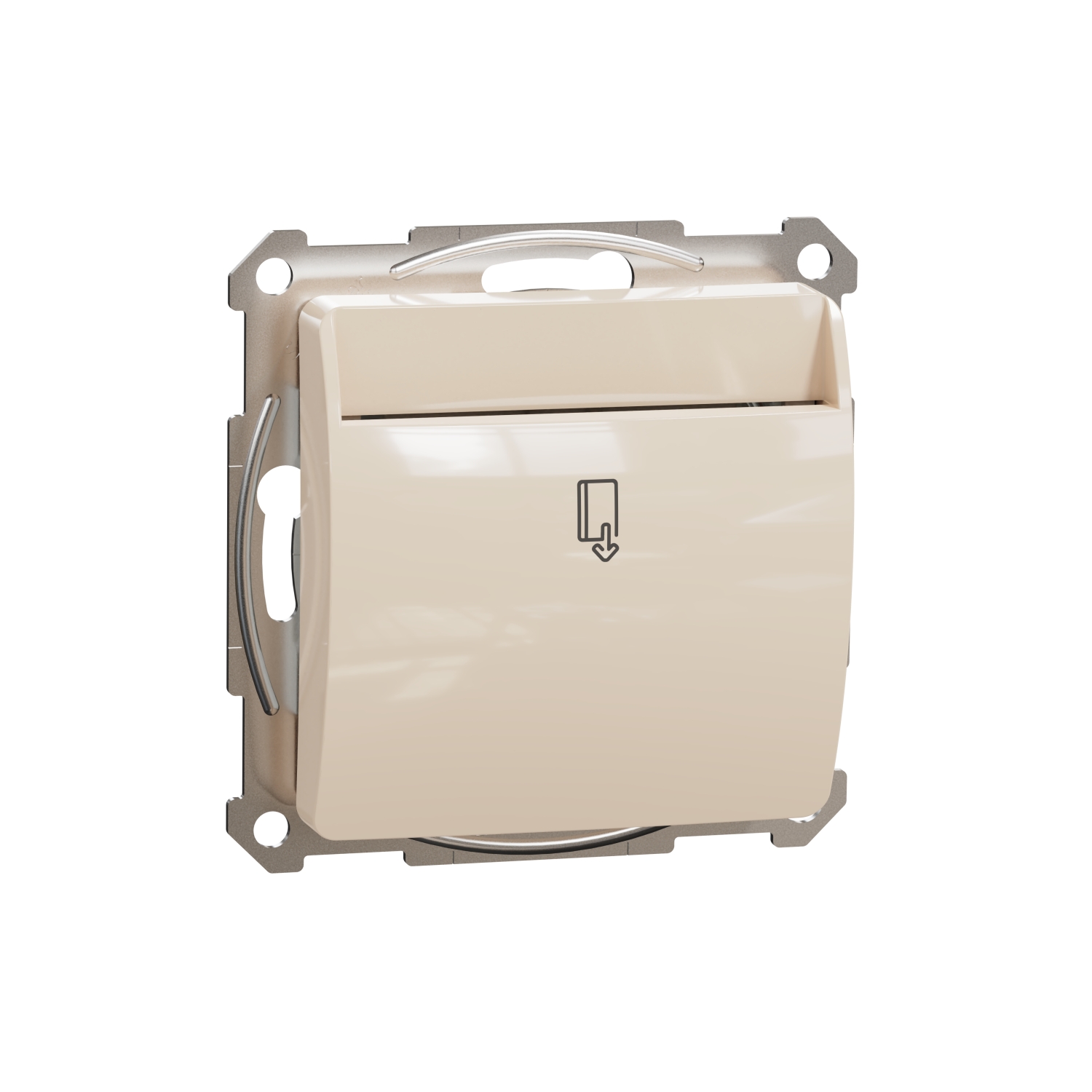 Schneider Electric hotel electronic card switch flush-mounted (mechanism) beige SEDNA Design, SDD112121E cover photo