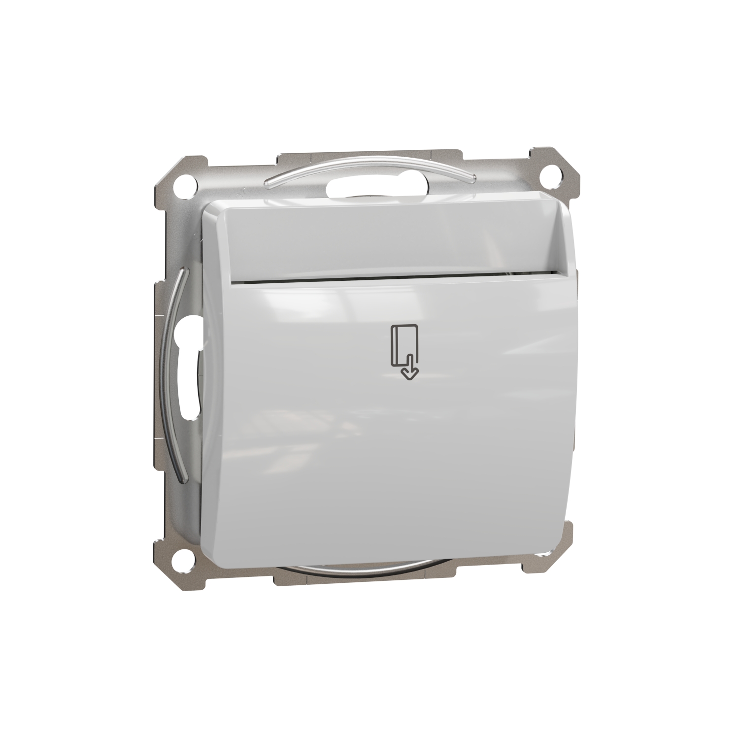 Schneider Electric hotel electronic card switch flush-mounted aluminum SEDNA Design, SDD113121E cover photo