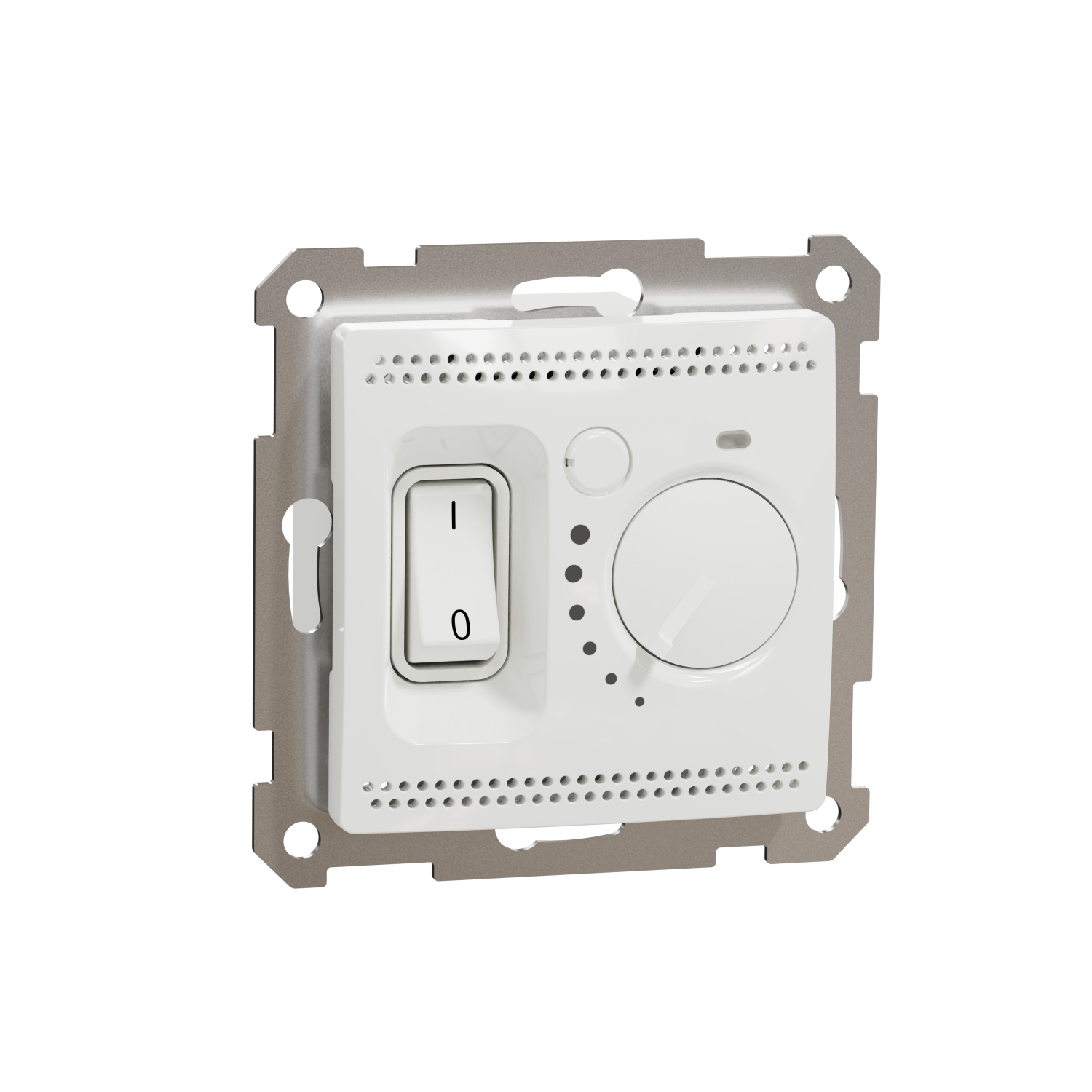 Schneider Electric room tehrmostat flush-mounted 5...30°C (mechanism) white SEDNA Design, SDD111506 cover photo