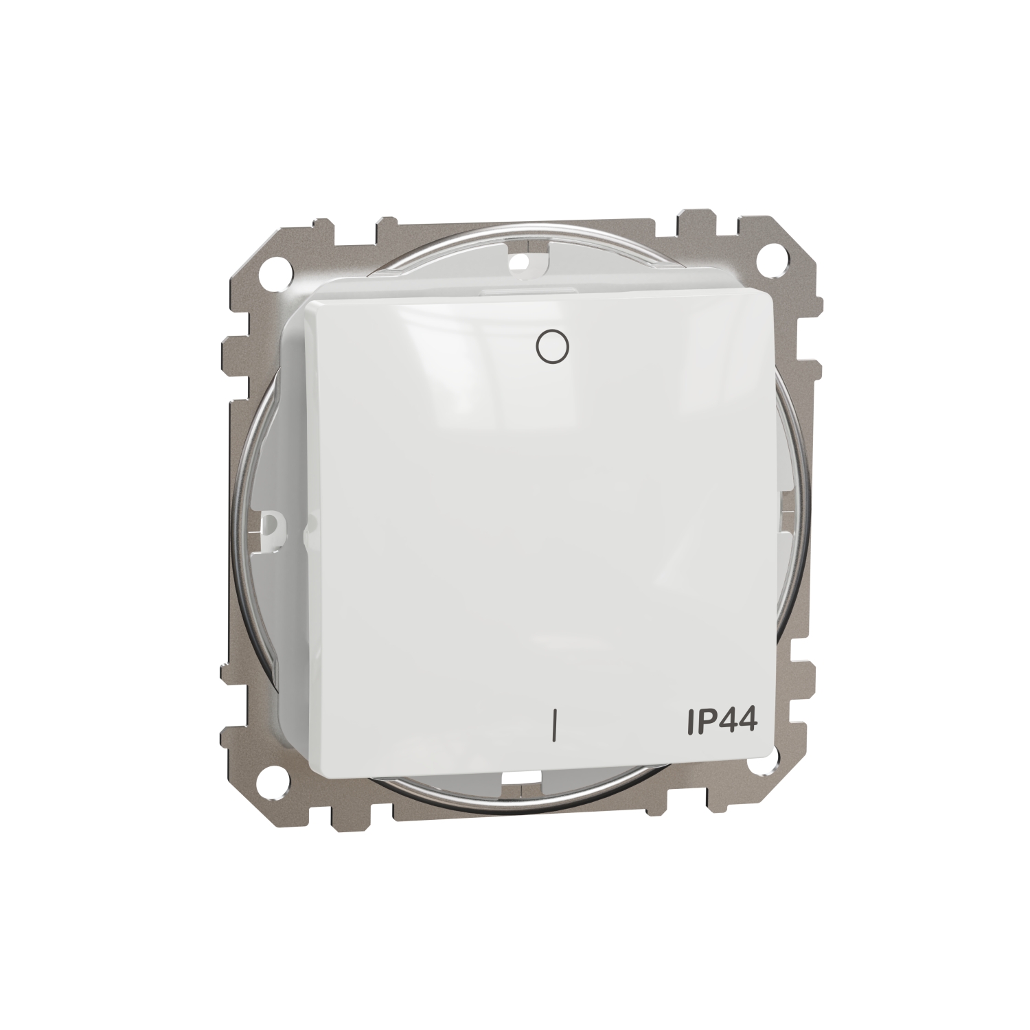 Schneider Electric 2 pole switch flush-mounted (mechanism) White IP44 SEDNA Design, SDD211102 cover photo