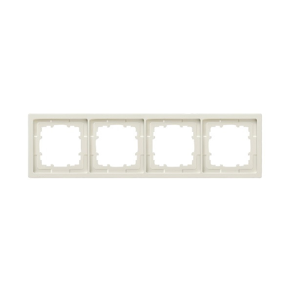 Siemens 4-slot socket frame titanium white DELTA STYLE, 5TG1324 cover photo