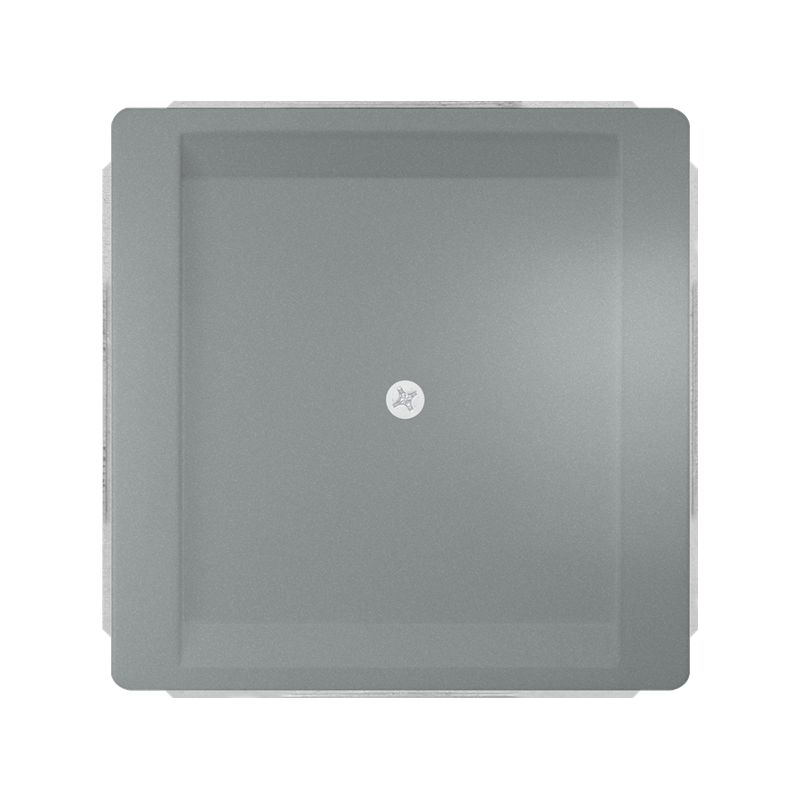 Siemens empty space cover plate aluminum DELTA STYLE, 5TG1330-1 cover photo