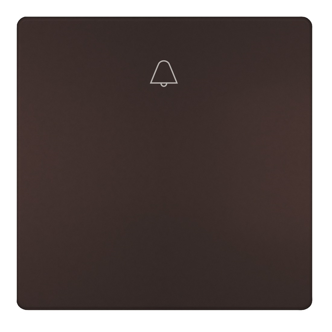 Siemens socket button with a bell symbol chocolate DELTA STYLE, 5TG7141-0CH10 cover photo