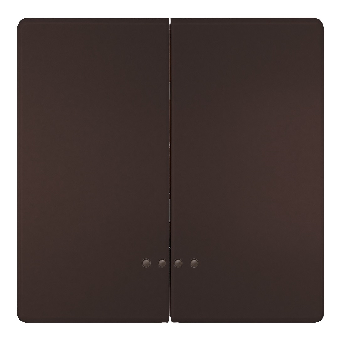 Siemens socket frame button (1+1) with indication window chocolate DELTA STYLE, 5TG7145-0CH01 cover photo