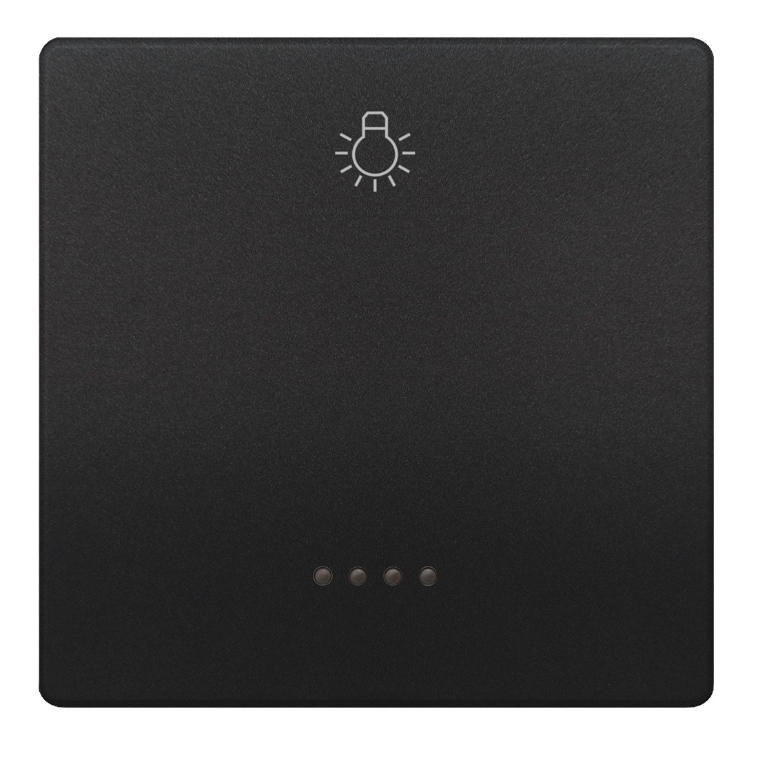 Siemens socket button with indicator window with light symbol anthracite DELTA STYLE, 5TG7141-0AC21 cover photo