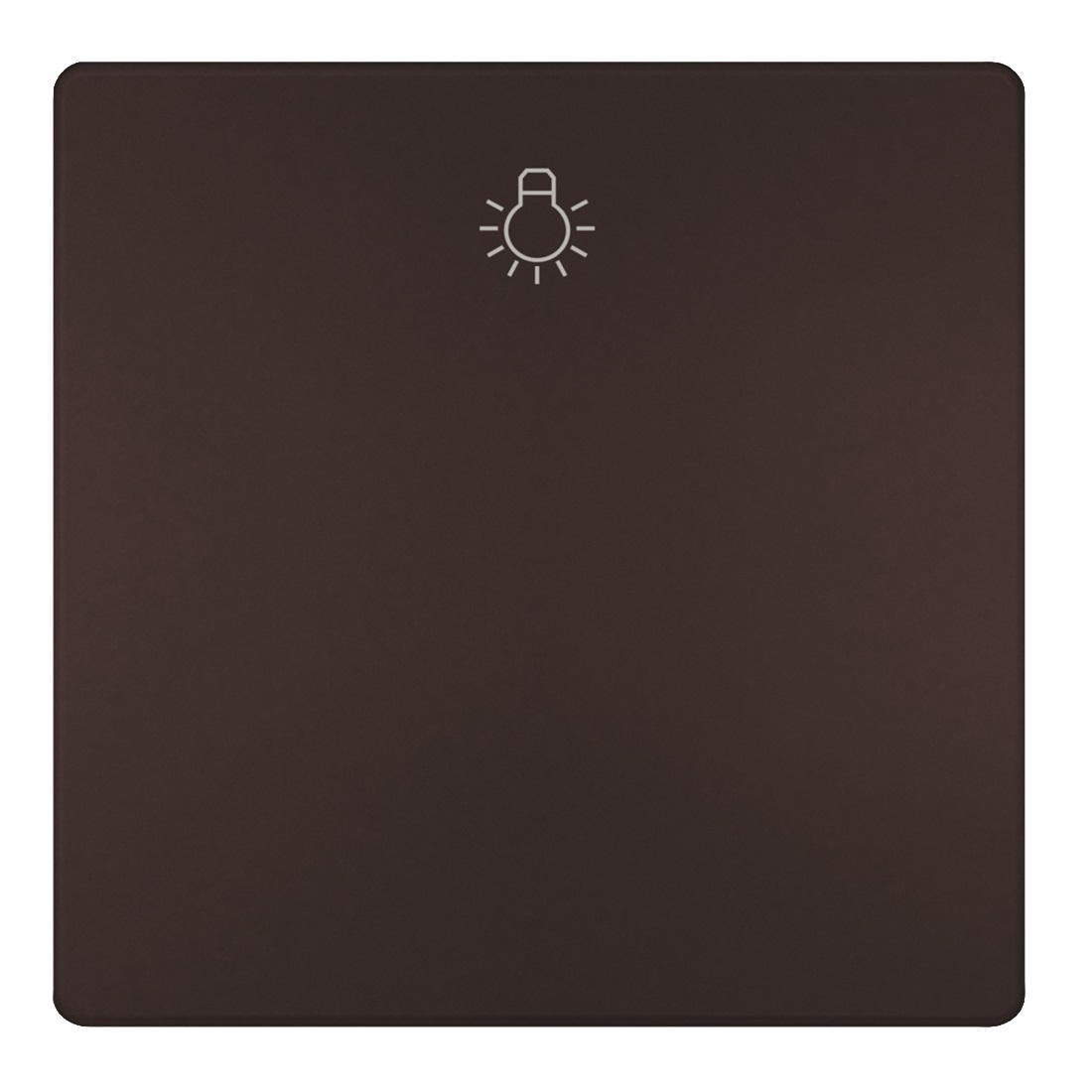 Siemens socket button with a light symbol chocolate DELTA STYLE, 5TG7141-0CH20 cover photo