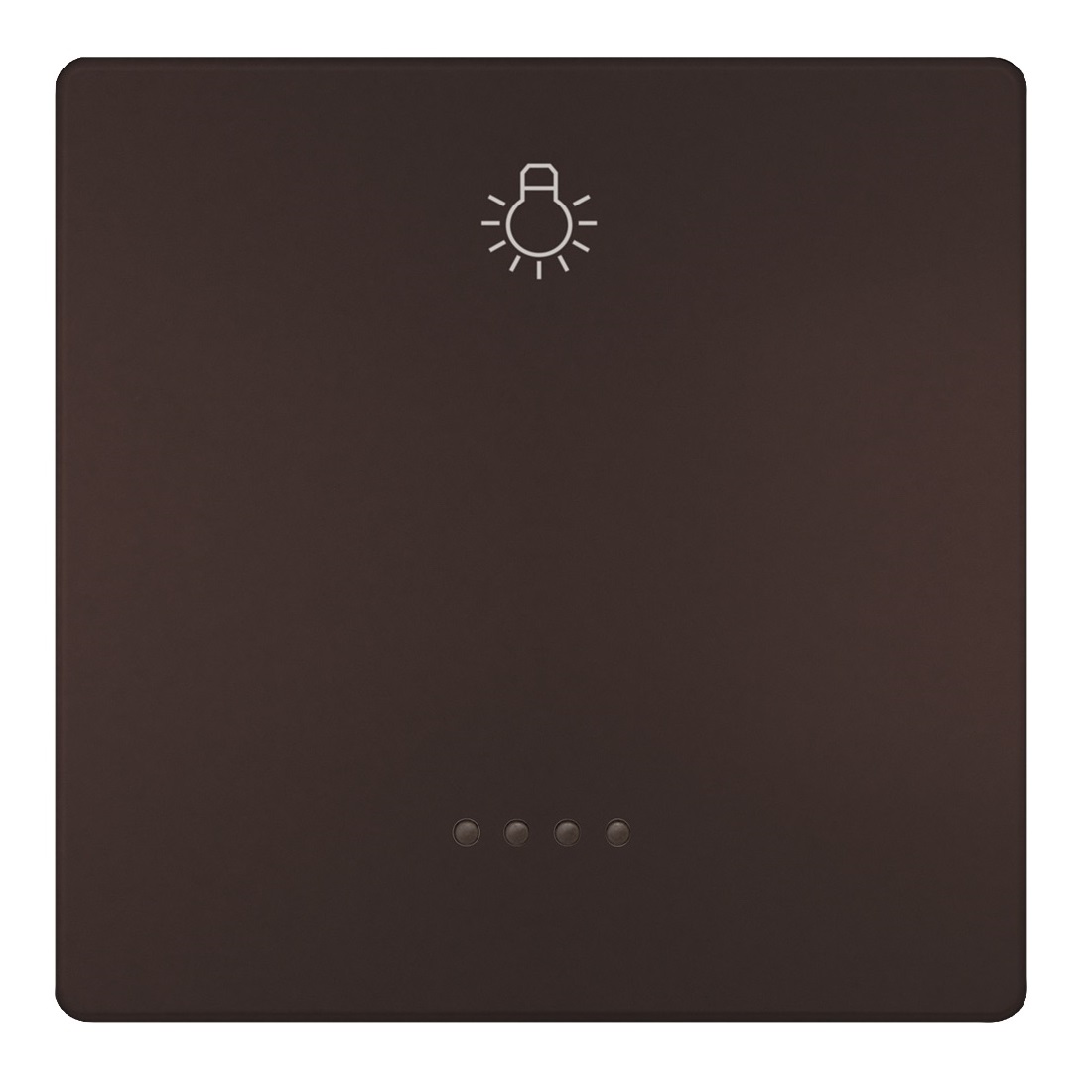Siemens socket button with indicator window with light symbol chocolate DELTA STYLE, 5TG7141-0CH21 cover photo