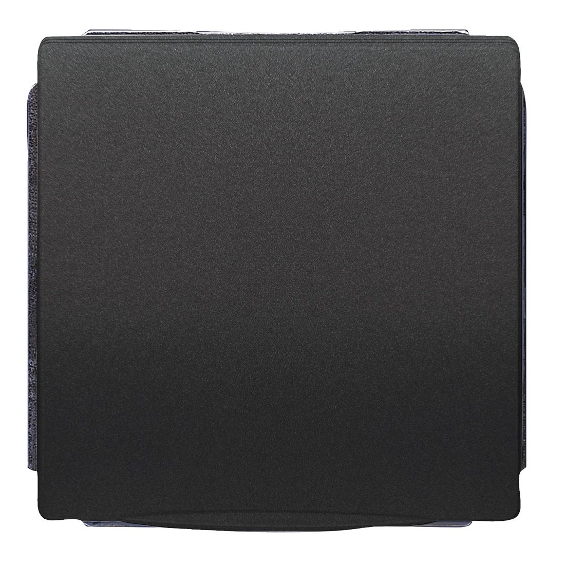 Siemens flush-mounted 1-slot electricity socket mechanism grounded, with protection, with cover anthracite DELTA STYLE, 5UB1842-0AC01 cover photo