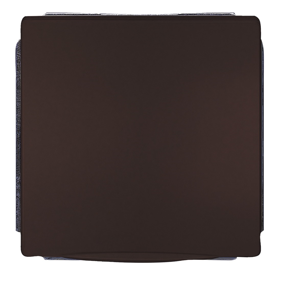 Siemens flush-mounted 1-slot electricity socket grounded with cover chocolate DELTA STYLE, 5UB1852-0CH01 cover photo