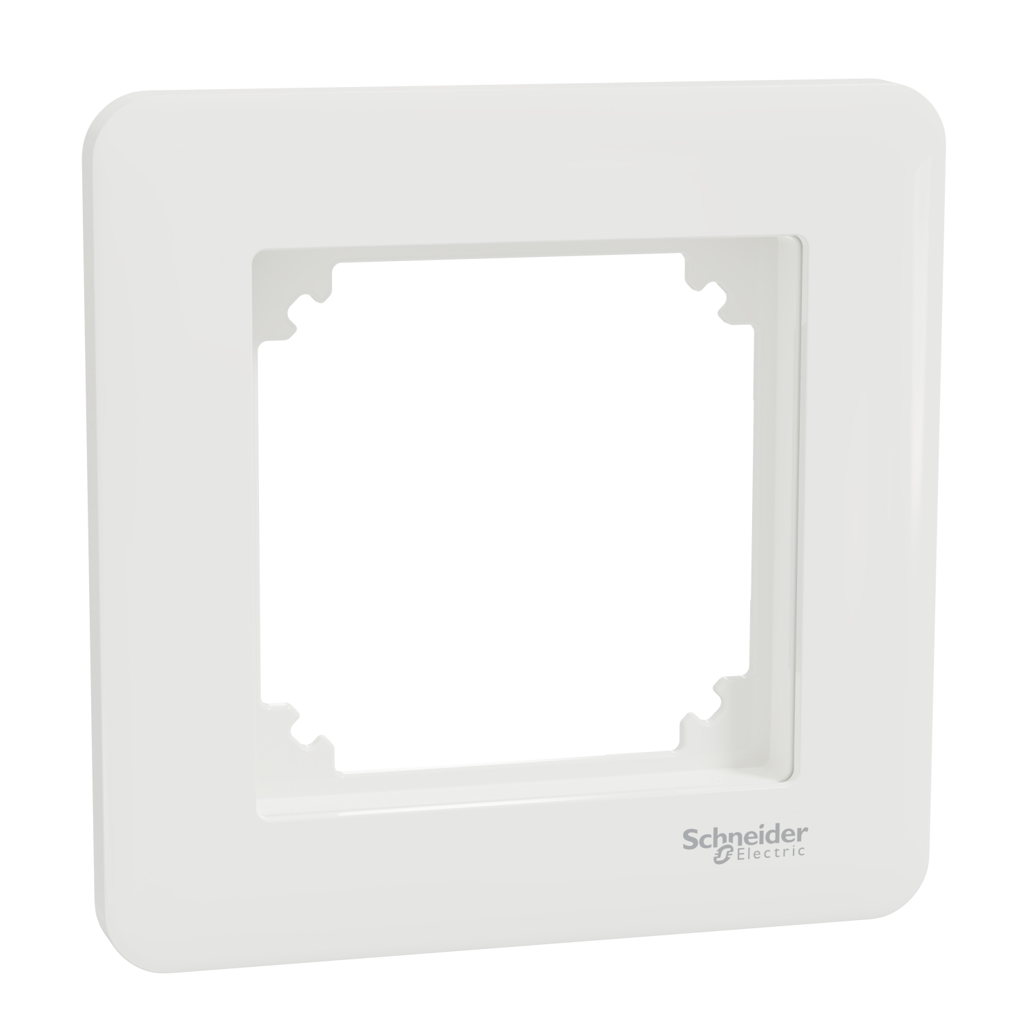Schneider Electric socket frame 1-slot white Exxact Primo, WDE002101 cover photo