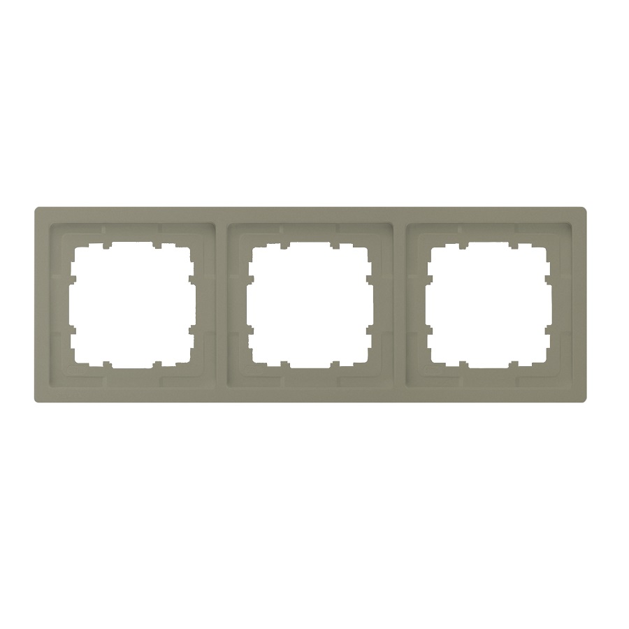 Siemens 3-slot socket frame gold DELTA STYLE, 5TG1323-0MG cover photo