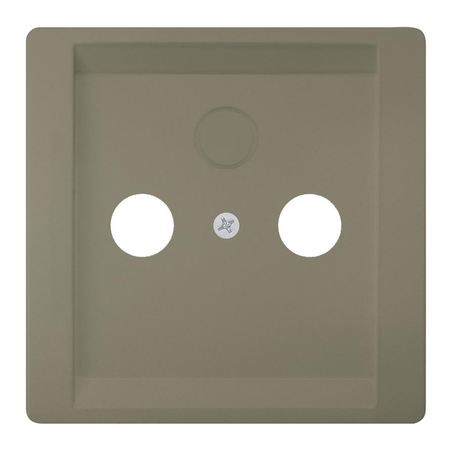 Siemens central plate TV/SAT socketi gold DELTA STYLE, 5TG1338-0MG cover photo