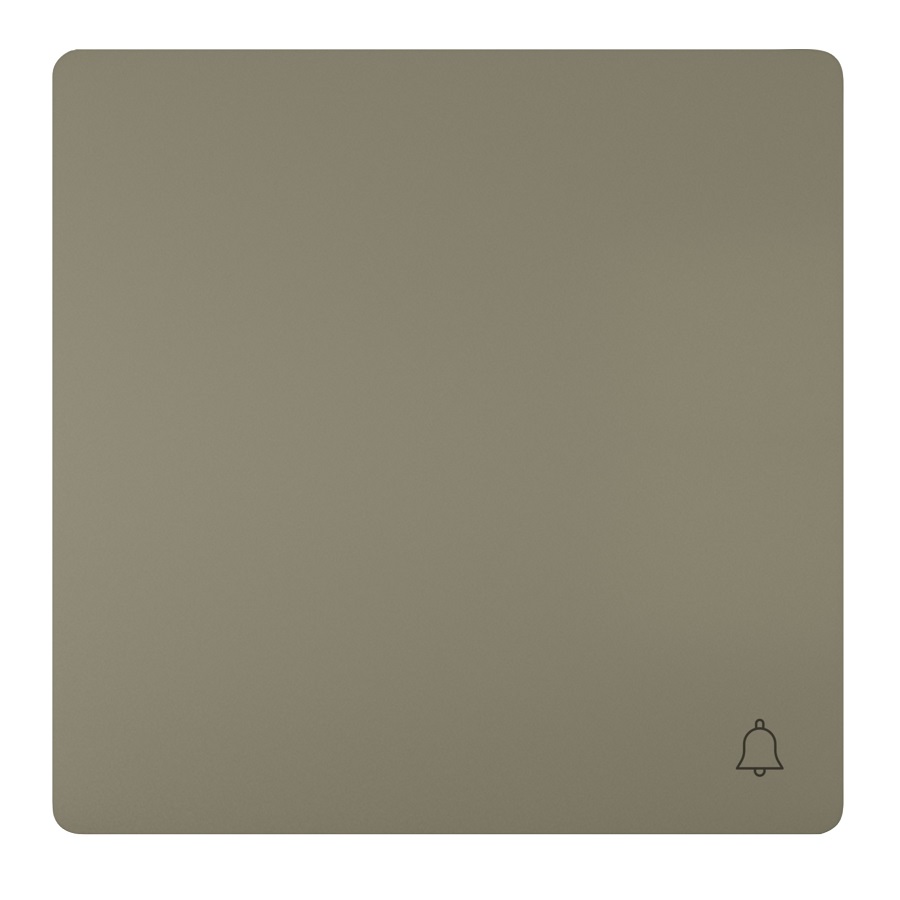 Siemens socket button with a bell symbol gold DELTA STYLE, 5TG7141-0MG10 cover photo