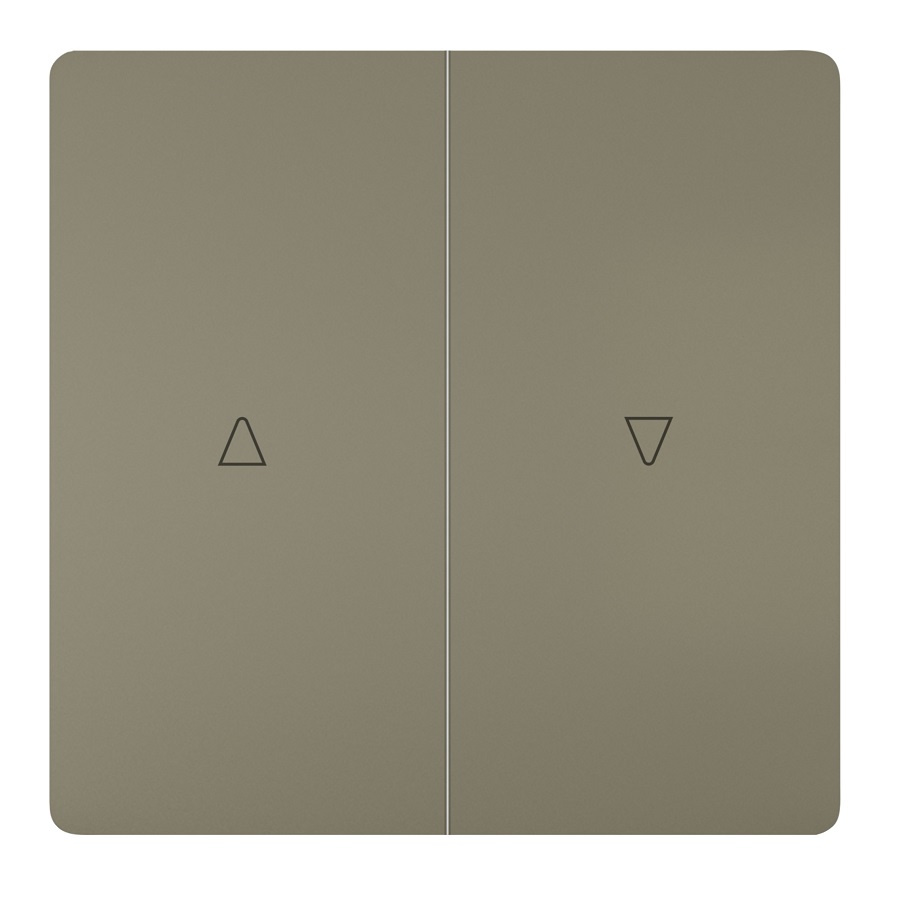 Siemens socket frame button (1+1) for blinds switch gold DELTA STYLE, 5TG7143-0MG00 cover photo