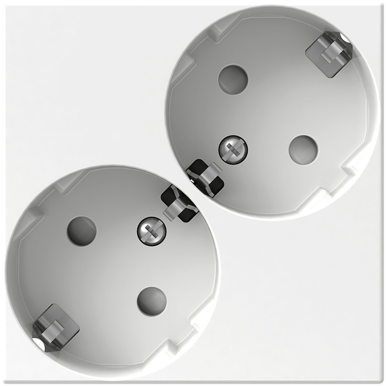 Schneider Electric 2-slot socket Exxact diagon. 16A with bērn. aiz., WDE002686 cover photo