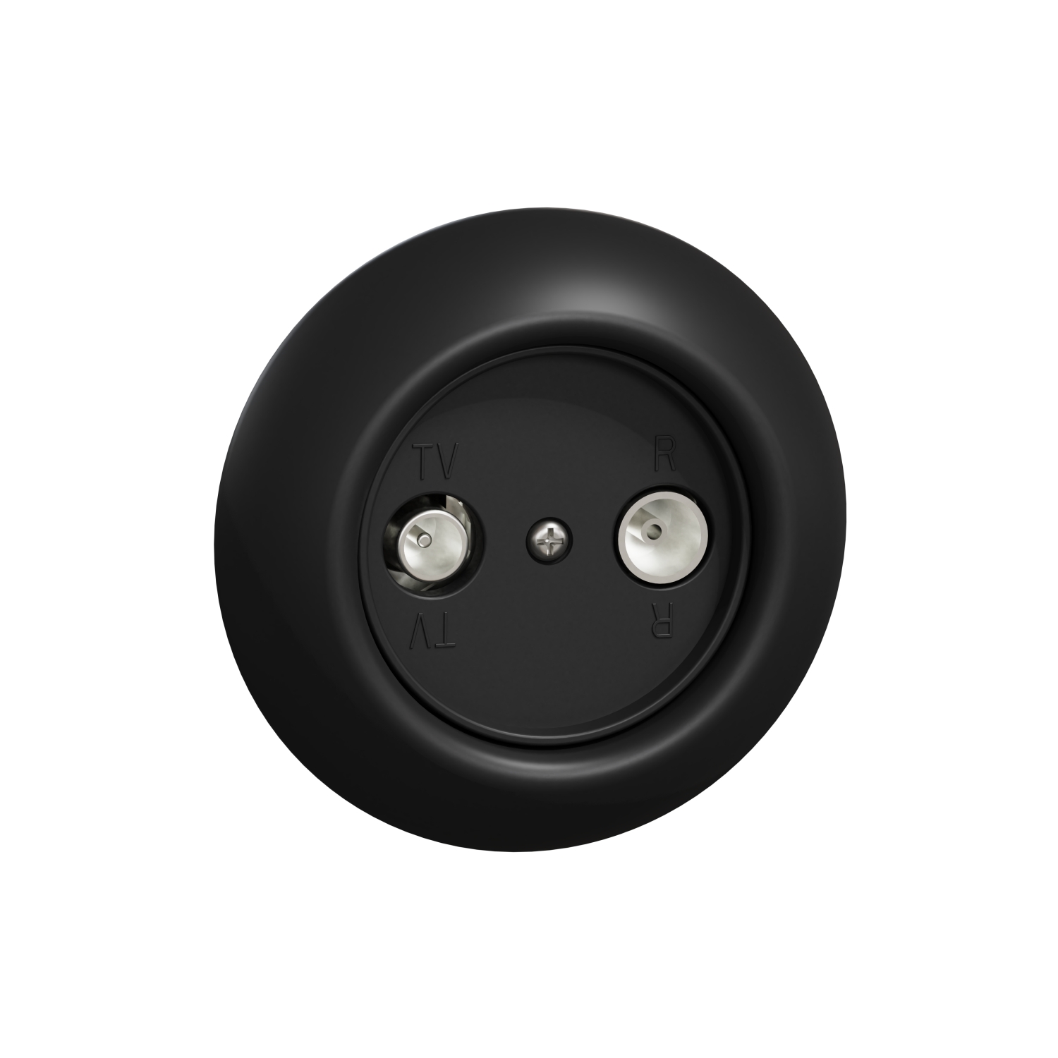 Schneider Electric Renova end TV/FM contact socket S1T black, WDE007170 cover photo
