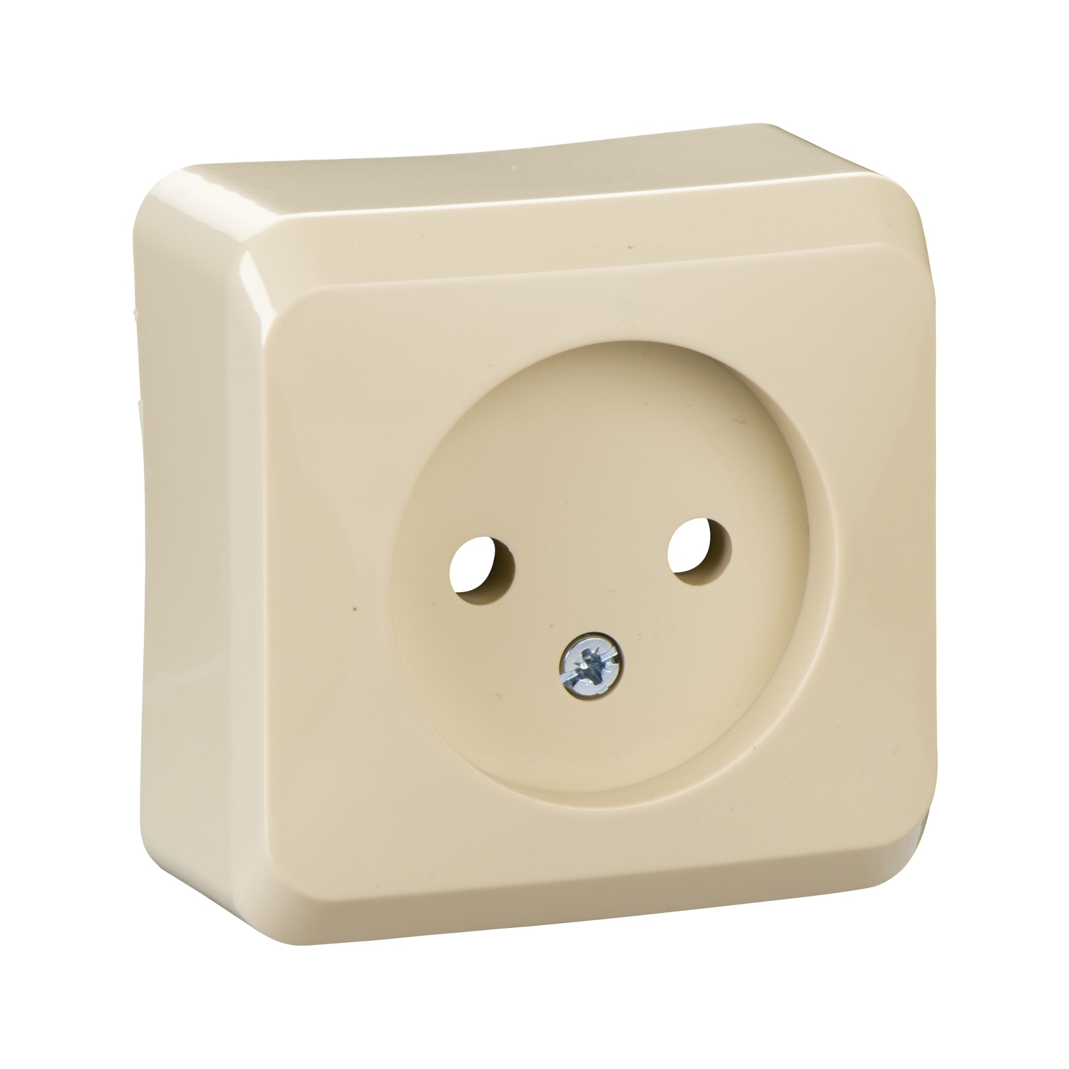 Schneider Electric socket 1-slot surface-mountedbez zem. Prima, WDE001100 cover photo
