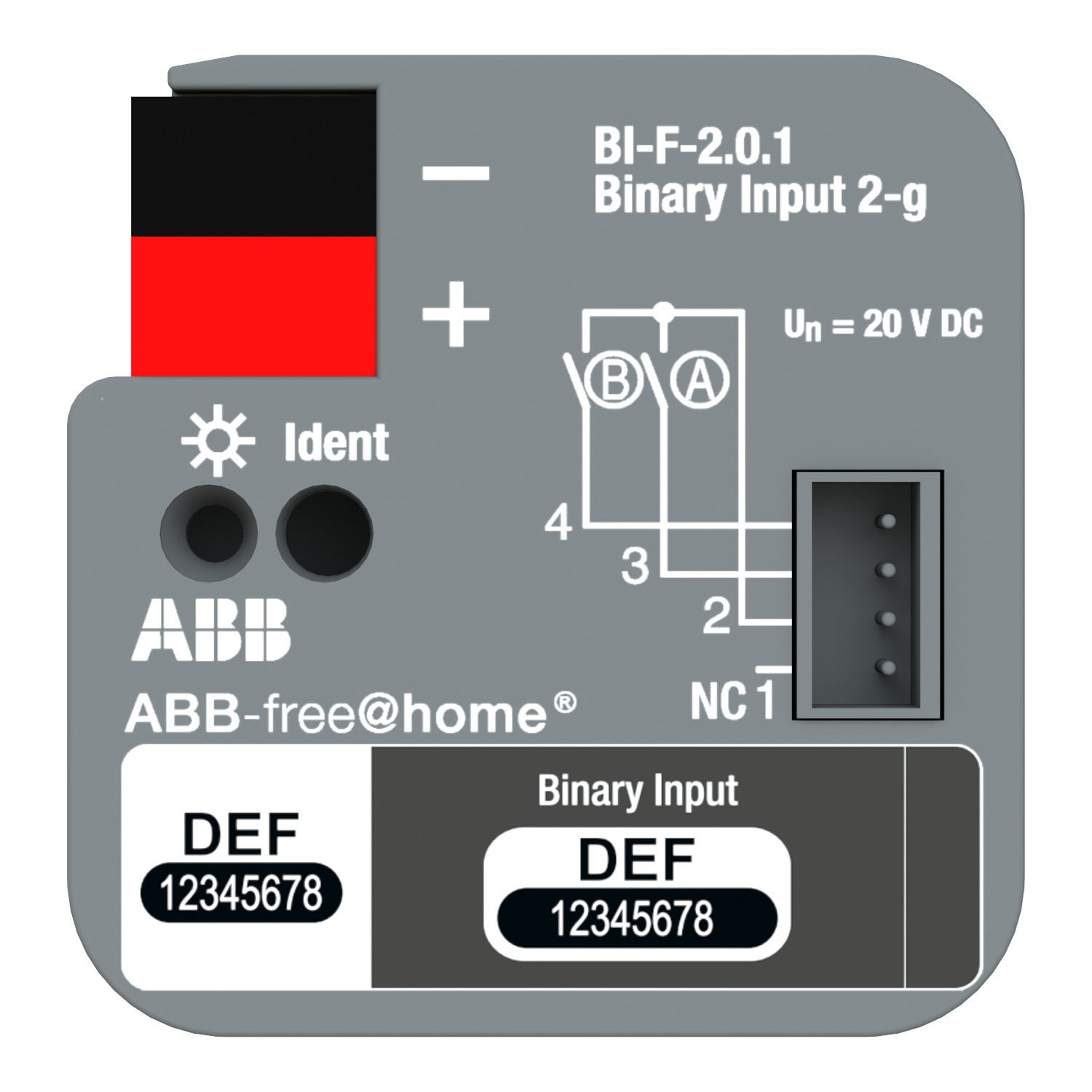 ABB BI-F-2.0.1 binary input 2x, FM, 2CDG510002R0011 cover photo