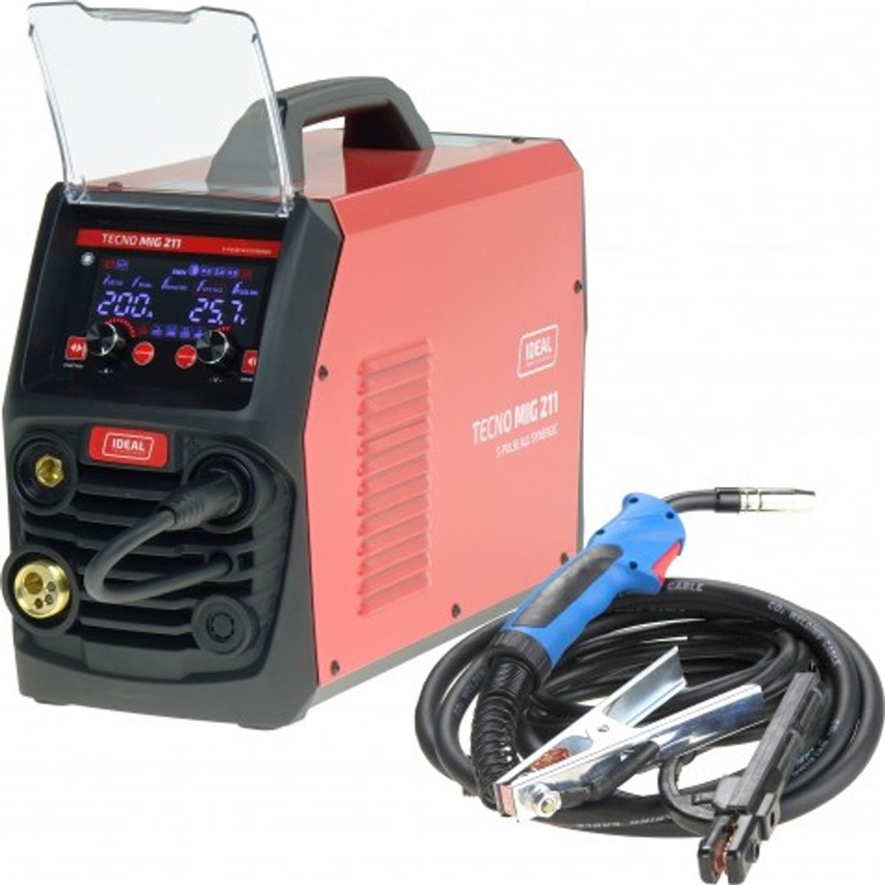 Ideal TECNO MIG 211 S-PULSE ALU SYNERGIC inverter welding machine, TMIG211SP cover photo