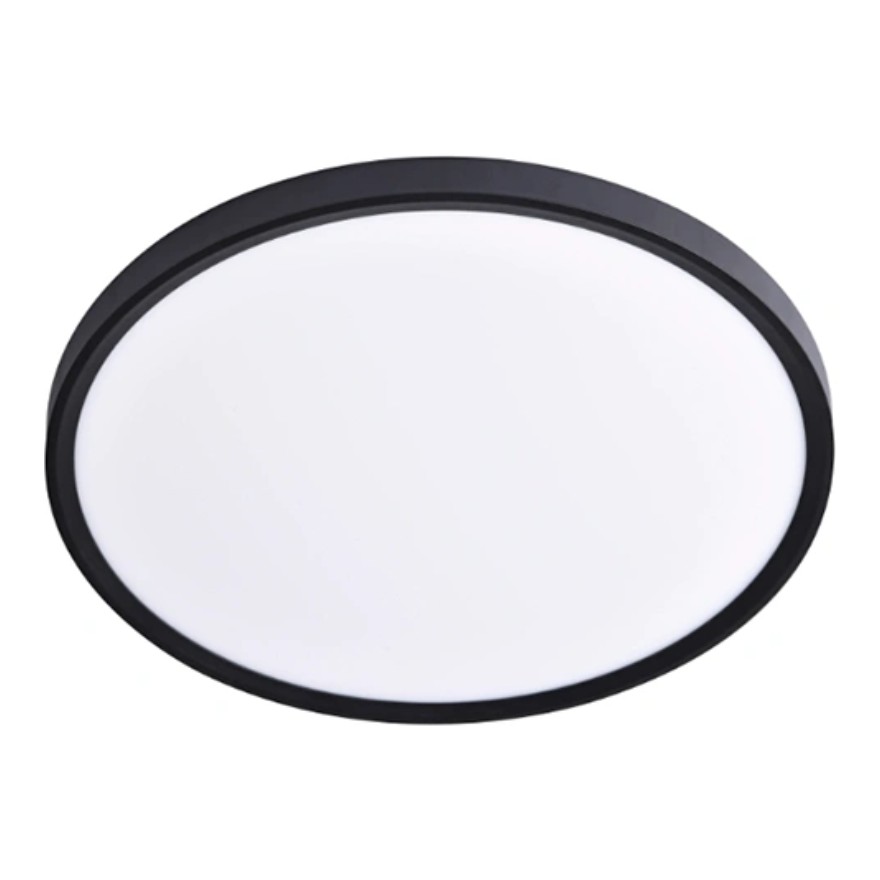 Visional LED luminaire 18W 3CCT 2160lm D=230mm H=25mm IP44 black, 4752233015028 cover photo