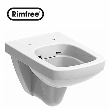 Kolo Nova Pro wall mounted WC toilet bowl Rimfree, rectangular, 53cm, M33123000 cover photo