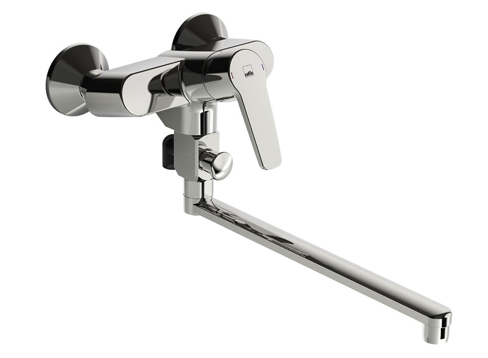 Oras bath water mixer SAGA, with spout, chrome, 3942Y cover photo