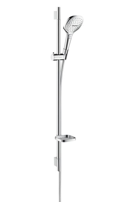 Hansgrohe hand shower set Raindance Select E 120 3jet UnicaS Puro, 900mm, white/chrome, HG26621400 cover photo
