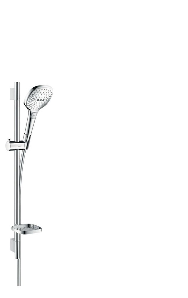 Hansgrohe Raindance Select E 120 3jet/Unica'S Puro 0.65m shower set, with soap dish, chrome, 26620000 cover photo