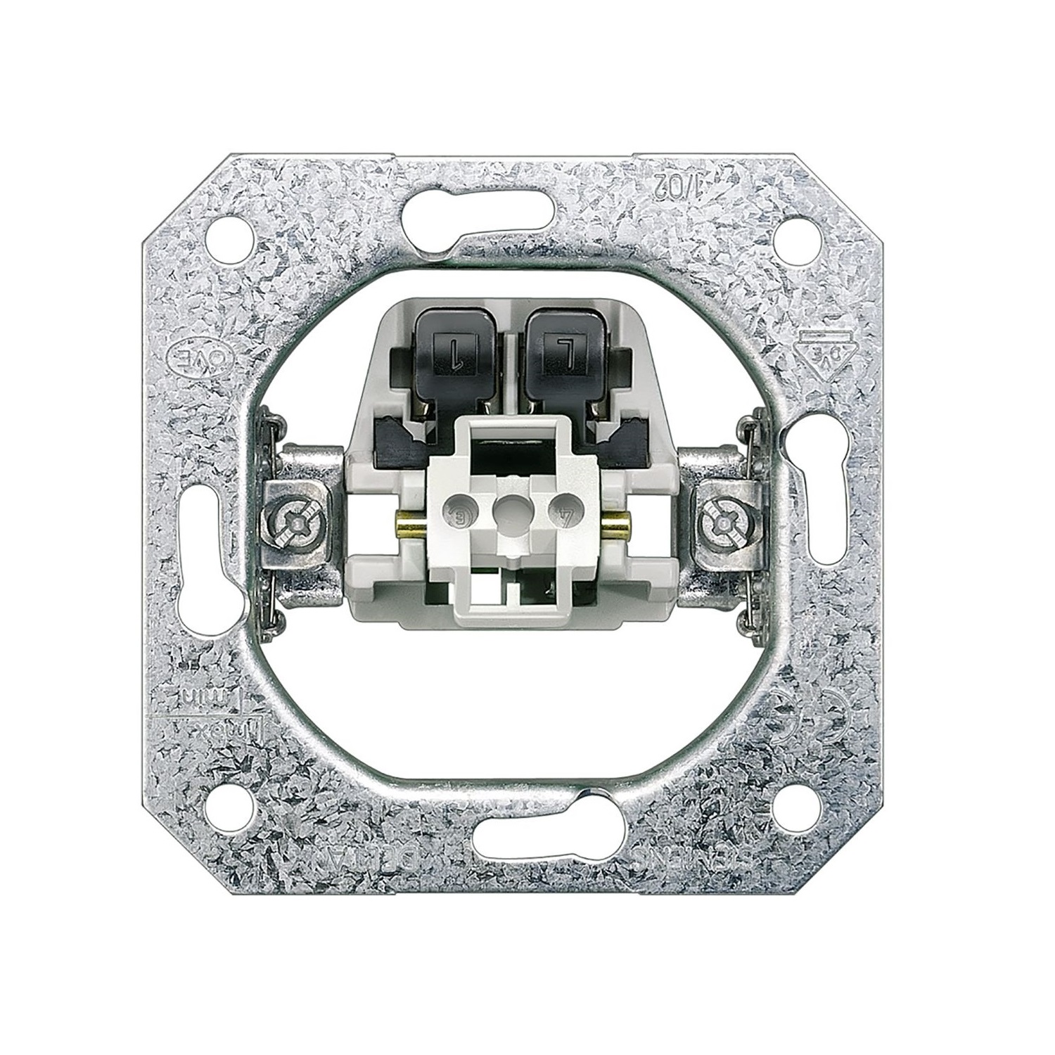 Siemens flush-mounted 1-pole switch mechanism Delta I-System, IP20, 5TA2151 cover photo