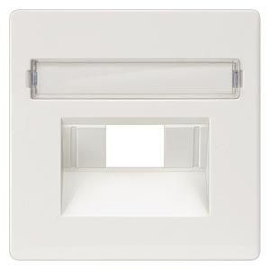 Siemens central plate for data socket Delta Line marked, white, 5TG2546 cover photo