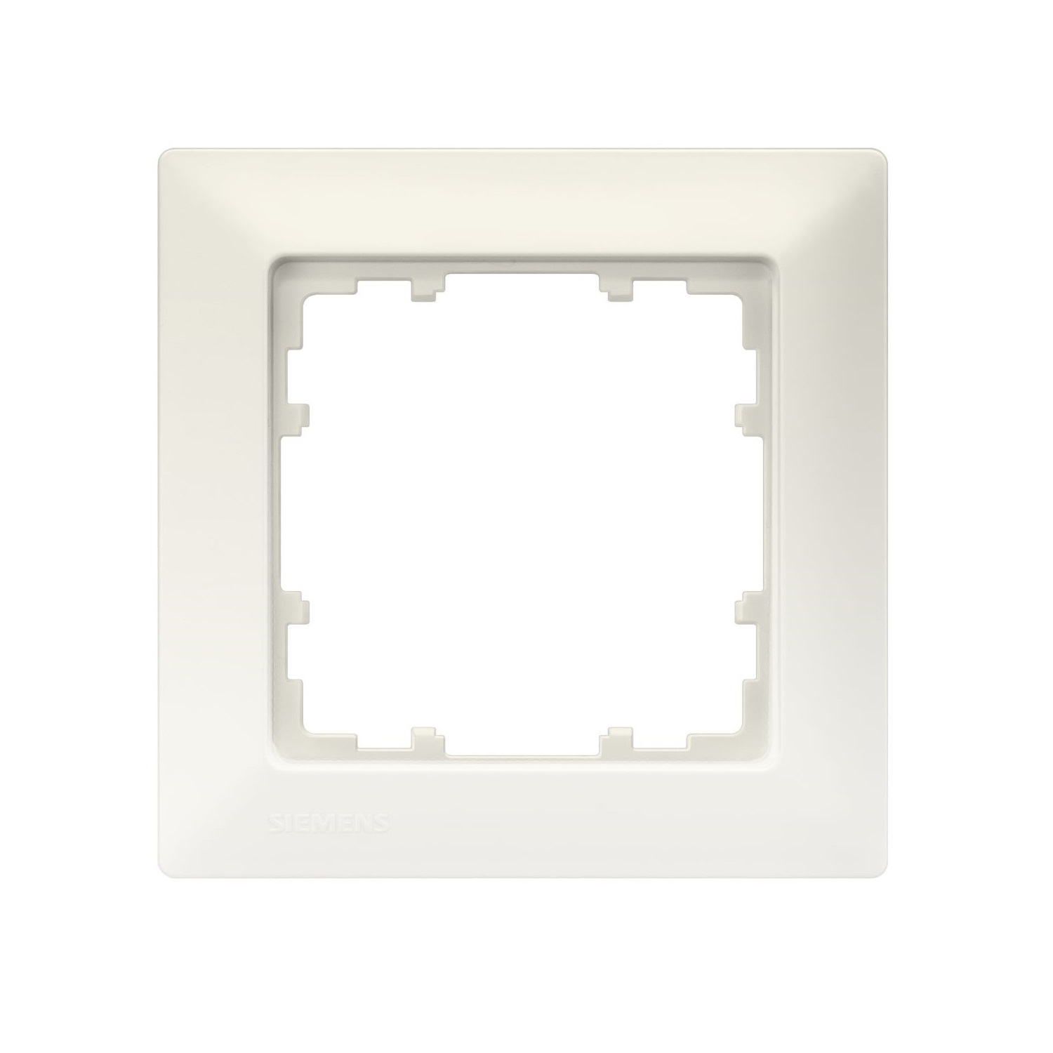 Siemens 1-slot socket frame Delta Line, white, 5TG2551-0 cover photo