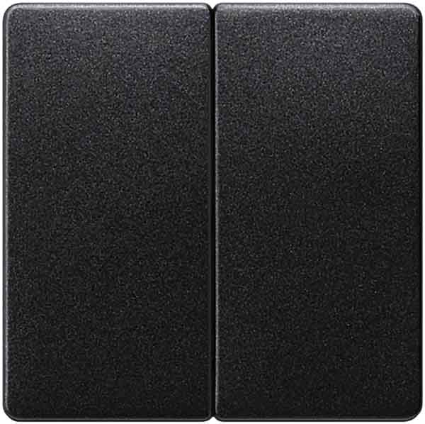 Siemens socket double-button (1+1) Delta Line, black, 5TG6225 cover photo