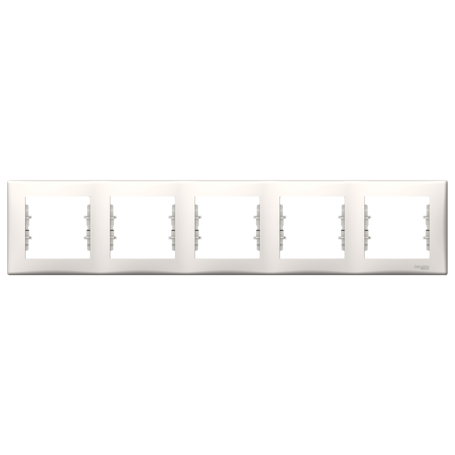 Schneider Electric socket frame 5-slot Sedna Pro, horizontal, beige, SDN5800923 cover photo
