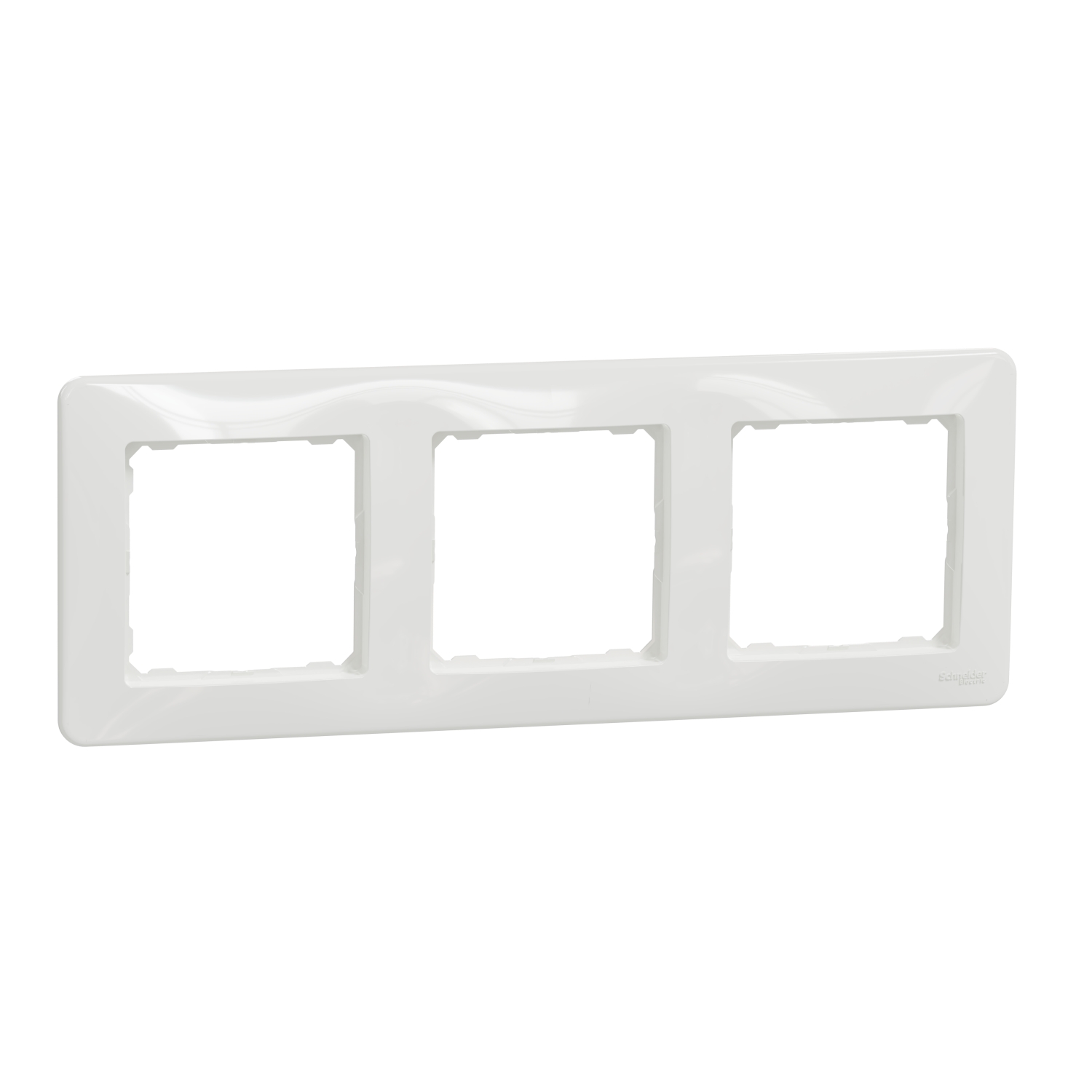 Schneider Electric socket frame 3-slot Sedna Design, white, SDD311803 cover photo