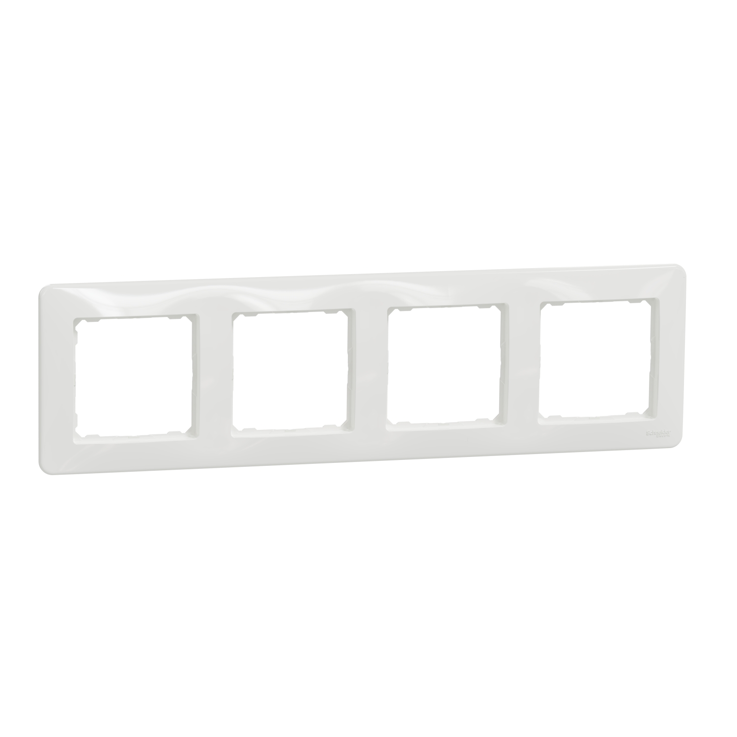 Schneider Electric socket frame 4-slot Sedna Design, white, SDD311804 cover photo