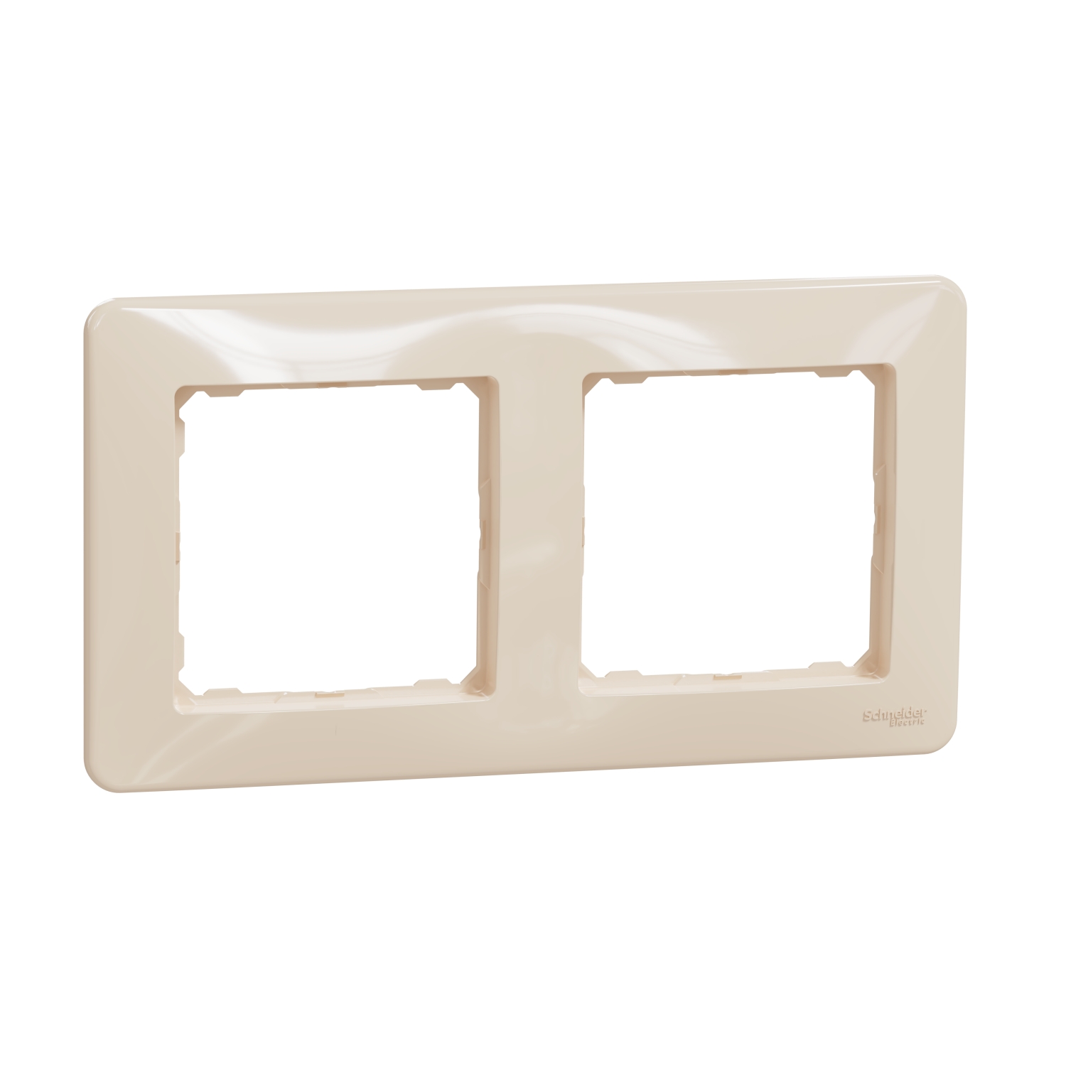 Schneider Electric socket frame 2-slot Sedna Design, beige, SDD312802 cover photo