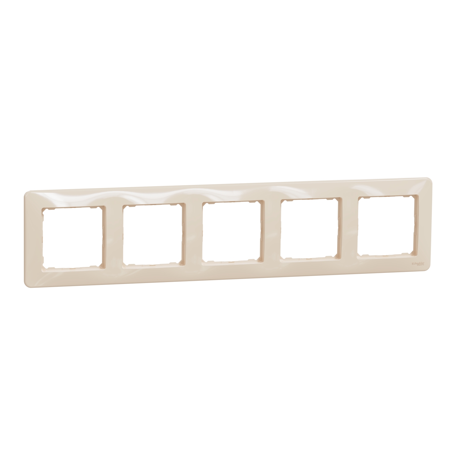 Schneider Electric socket frame 5-slot Sedna Design, beige, SDD312805 cover photo