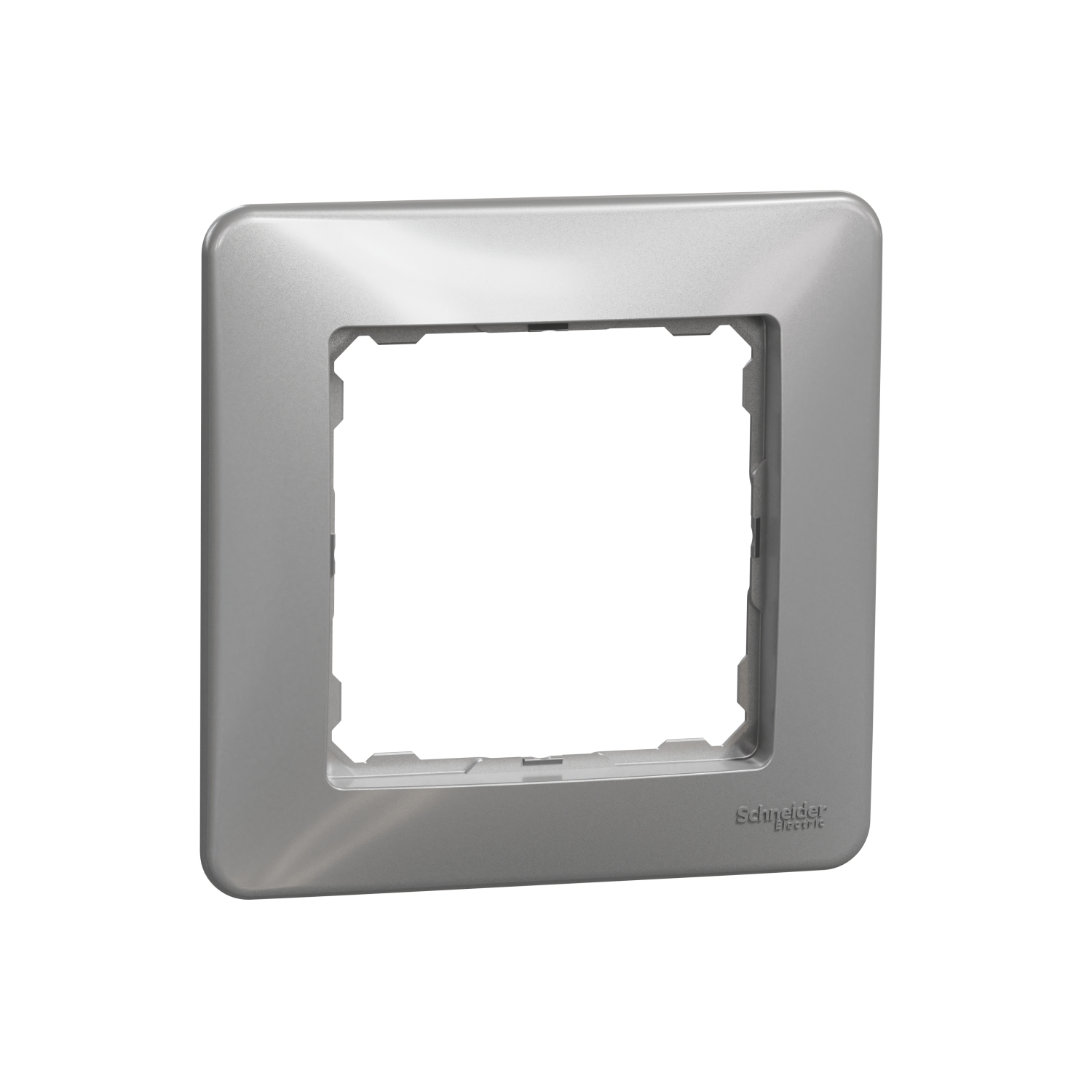 Schneider Electric socket frame 1-slot Sedna Design, aluminum, SDD313801 cover photo