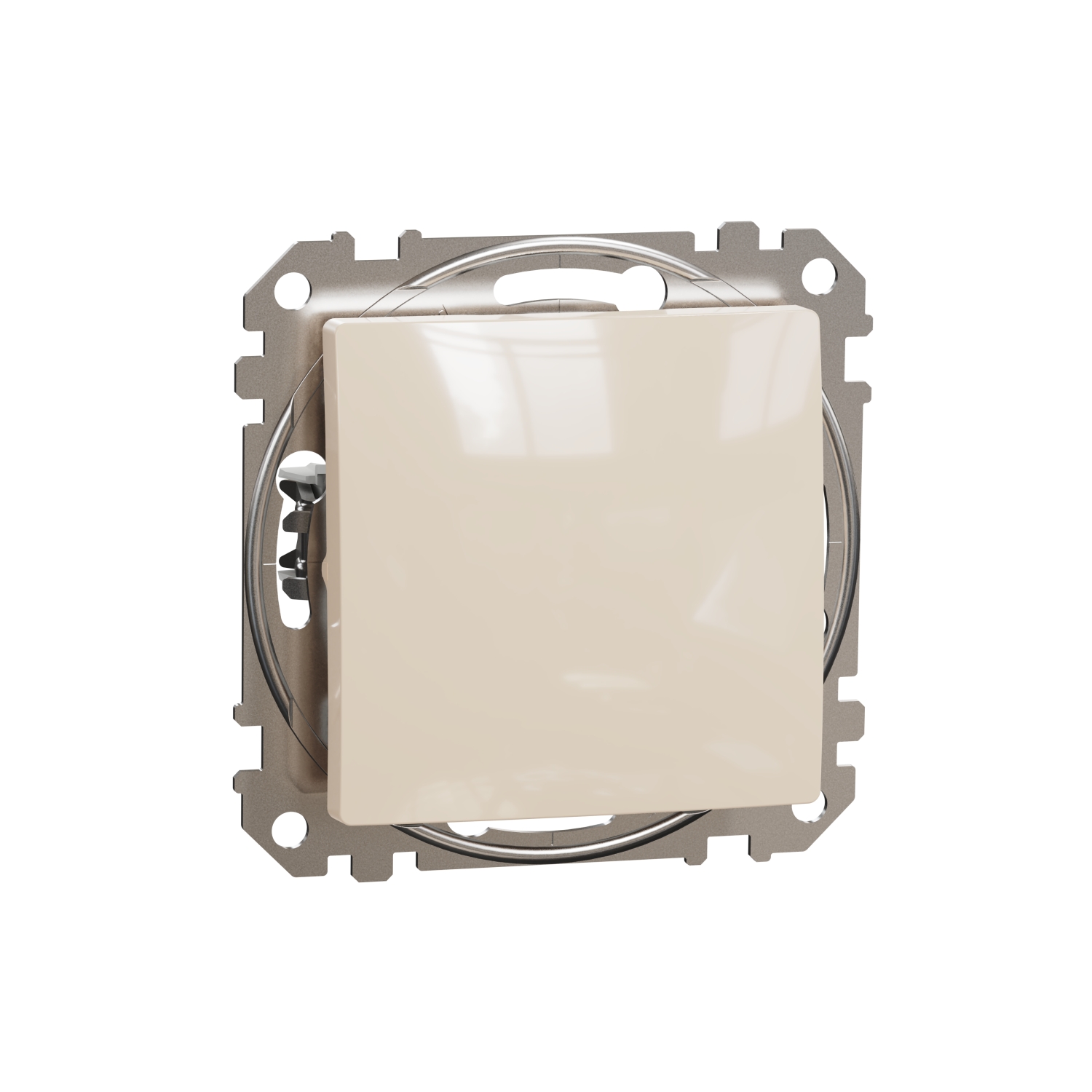 Schneider Electric flush-mounted 1-pole switch mechanism Sedna Design, beige, SDD112101 cover photo