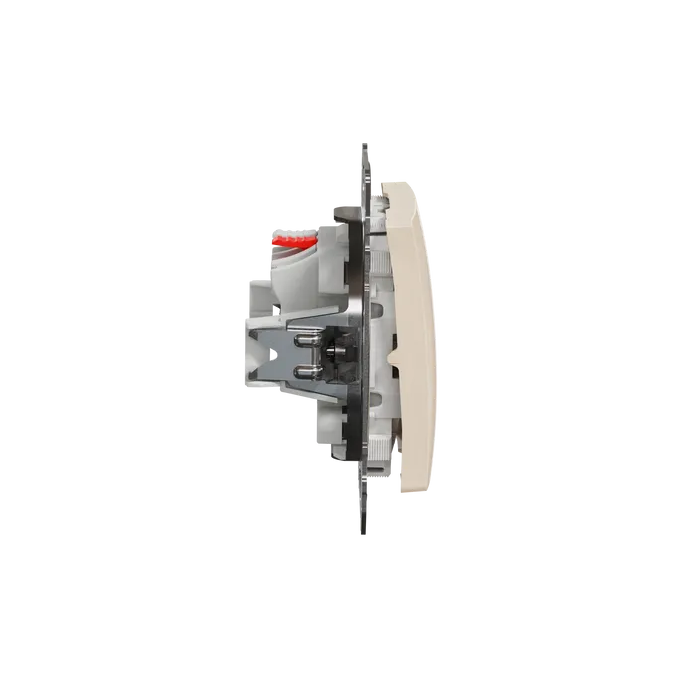 Schneider Electric impulse switch flush-mounted (mechanism) Sedna Design, beige, SDD112111 cover photo