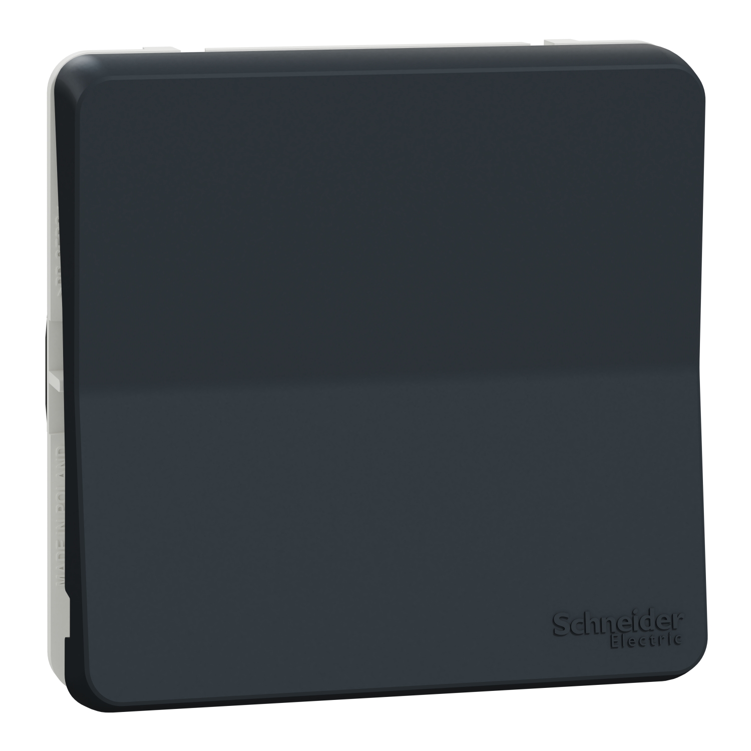 Schneider Electric two-way switch mechanism flush-mounted Mureva 10A, anthracite, IP55 IK08, MUR37021 cover photo