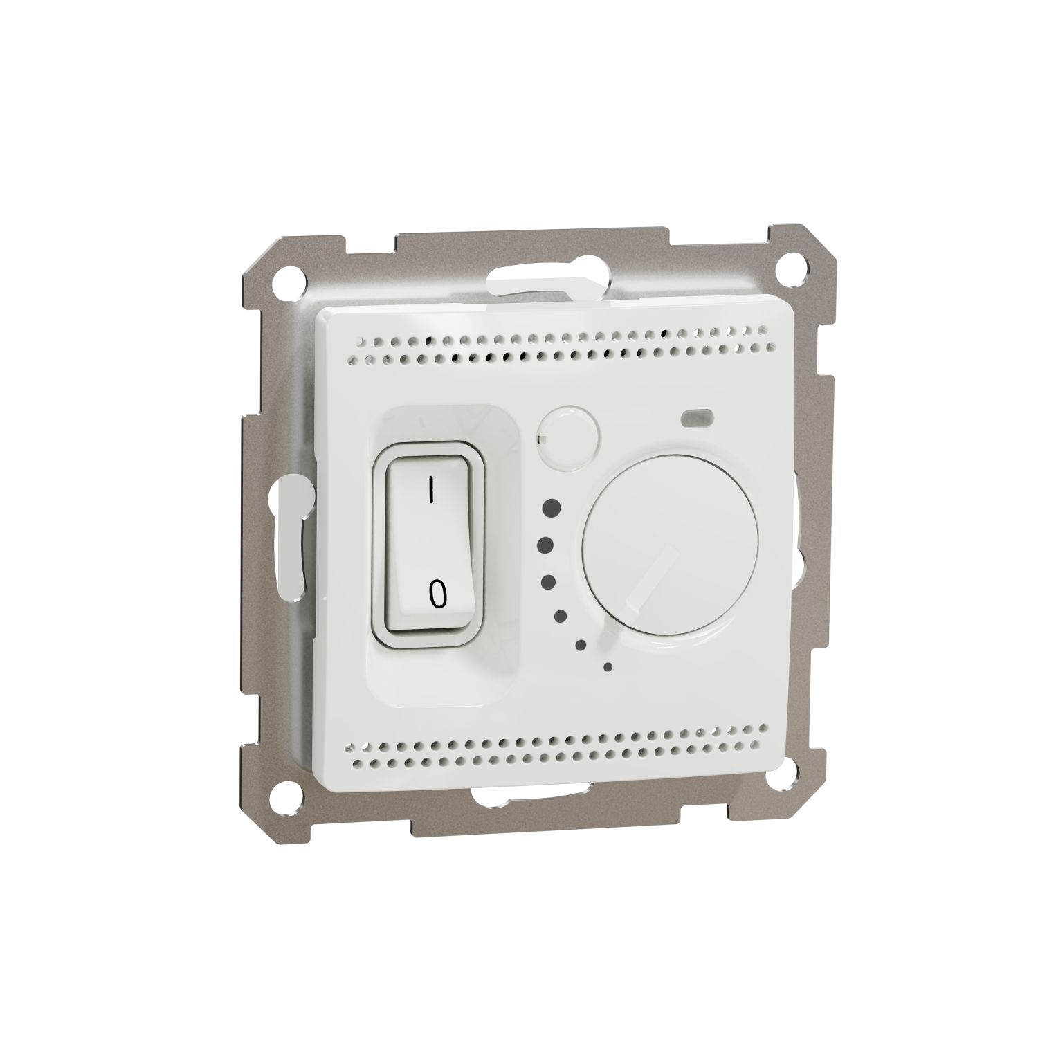 Schneider Electric floor room thermostat flush-mounted 5...50°C (mechanism) white SEDNA Design, SDD111507 cover photo