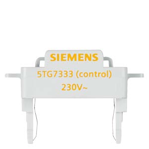 Siemens switch LED bulb Delta I-System, orange, 230V, 0.9mA, 5TG7333 cover photo
